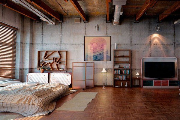 Современный интерьер в стиле лофт 2026: фото идеи