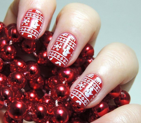 Красивый красный маникюр 2026 — фото, идеи дизайна