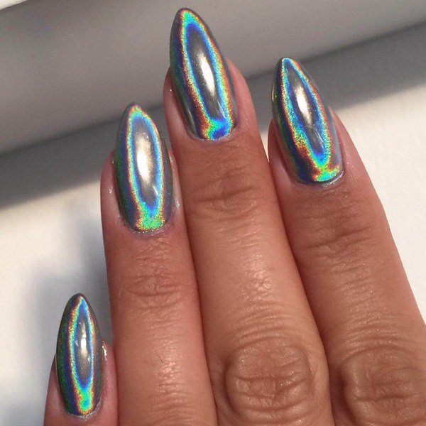 Зеркальный маникюр 2026: фото, идеи, тренды