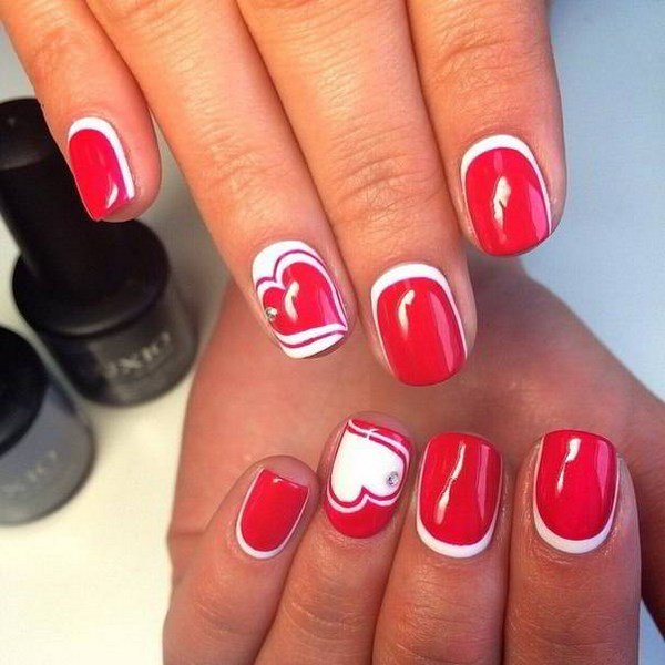 Красивый красный маникюр 2026 — фото, идеи дизайна