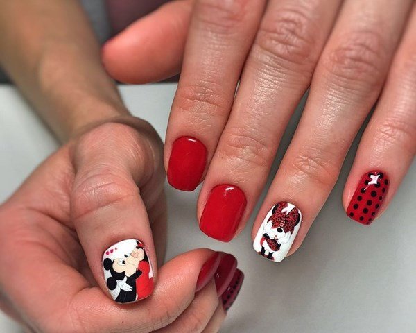 Красивый красный маникюр 2026 — фото, идеи дизайна