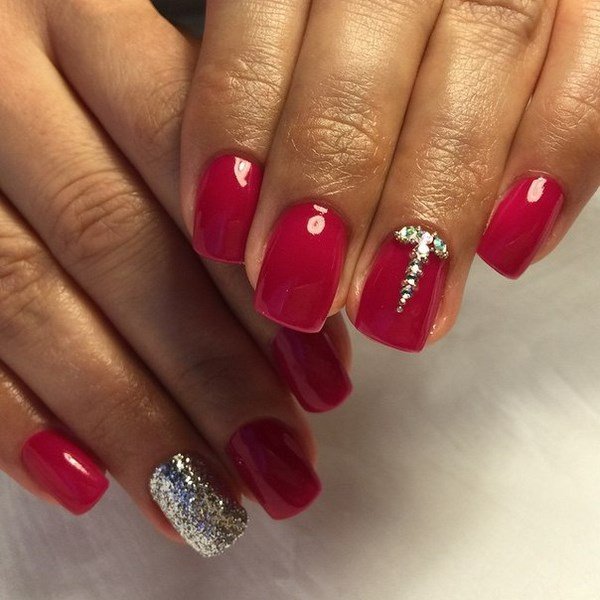 Красивый красный маникюр 2026 — фото, идеи дизайна