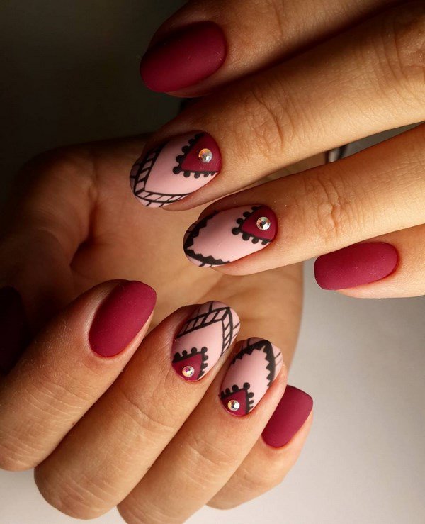 Красивый красный маникюр 2026 — фото, идеи дизайна