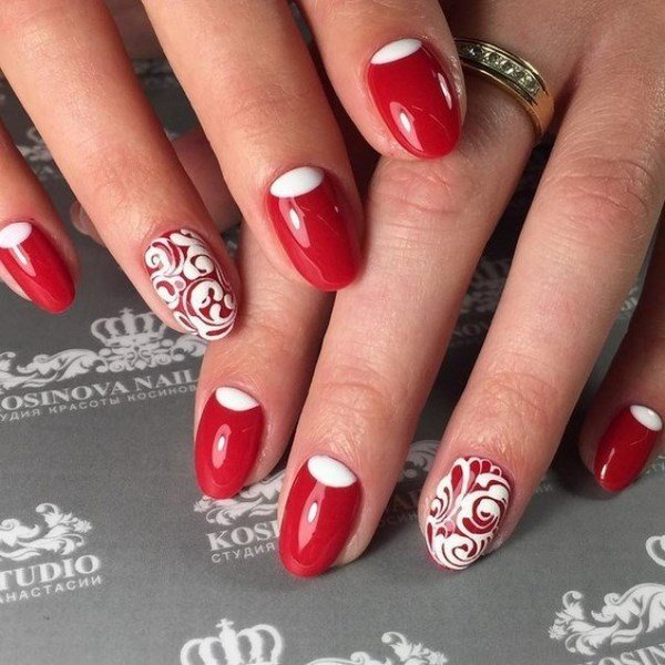 Красивый красный маникюр 2026 — фото, идеи дизайна