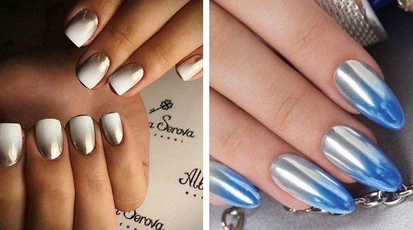 Зеркальный маникюр 2026: фото, идеи, тренды
