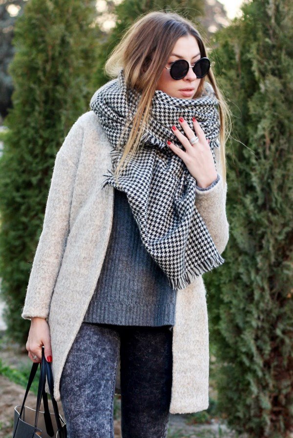 Модные шарфы 2026 — фото, идеи, новинки