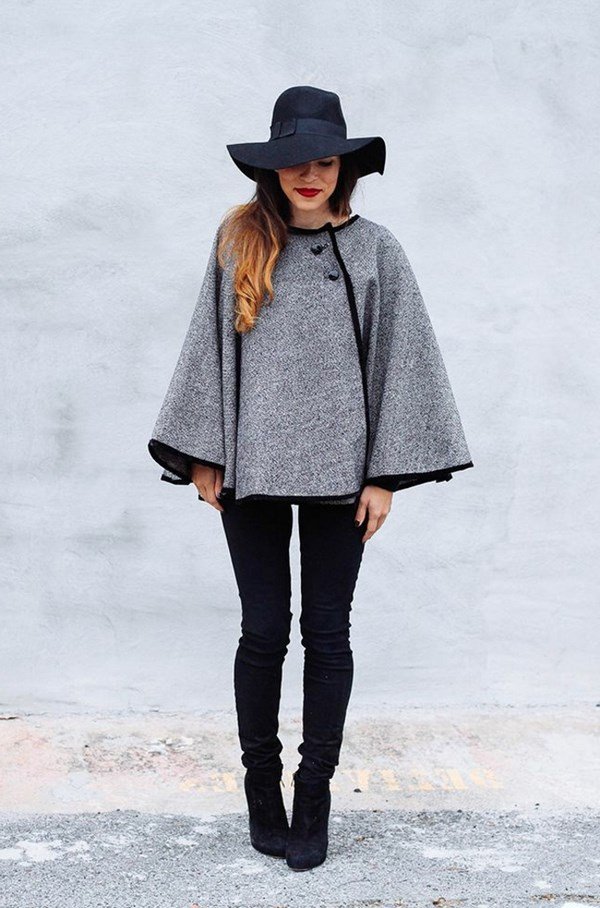 Модные кейп пальто 2026 — стильные образы, фото