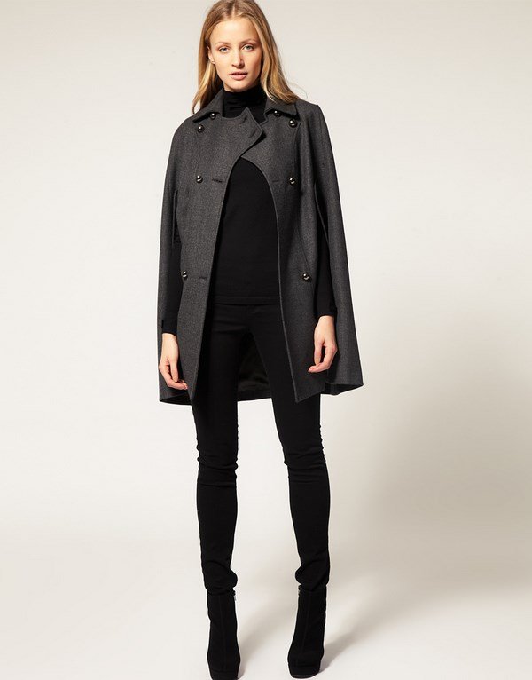 Модные кейп пальто 2026 — стильные образы, фото