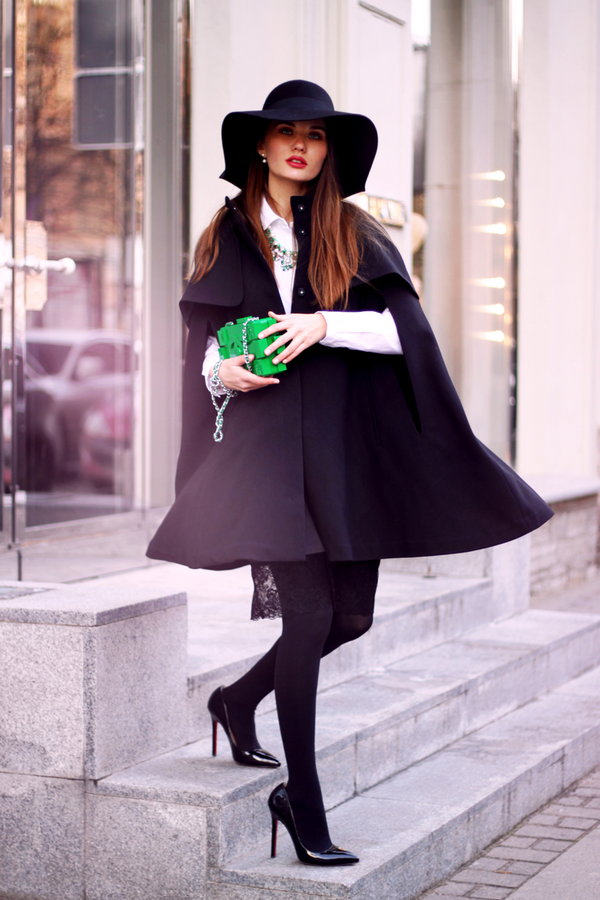 Модные кейп пальто 2026 — стильные образы, фото