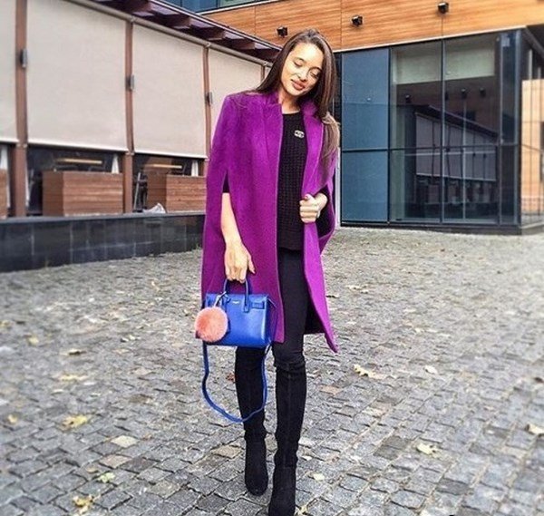 Модные кейп пальто 2026 — стильные образы, фото