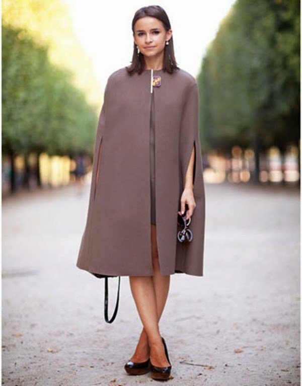 Модные кейп пальто 2026 — стильные образы, фото