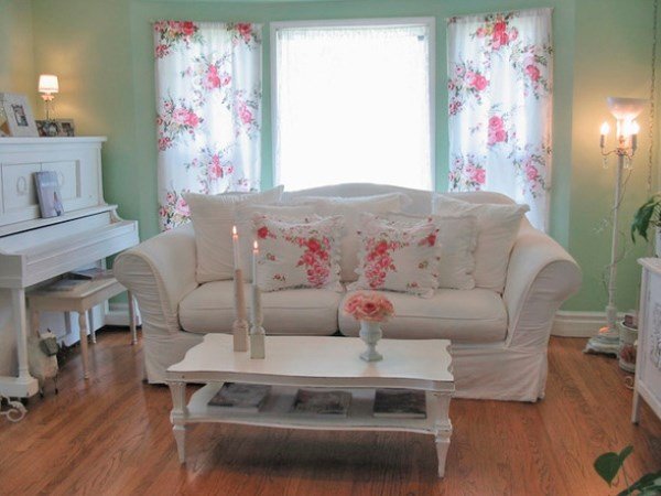 Утонченный стиль шебби шик в интерьере 2026: фото