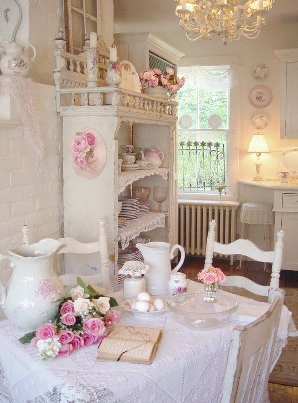 Утонченный стиль шебби шик в интерьере 2026: фото
