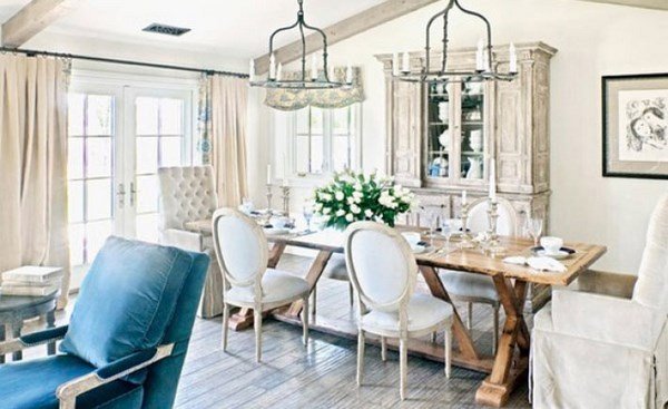 Утонченный стиль шебби шик в интерьере 2026: фото