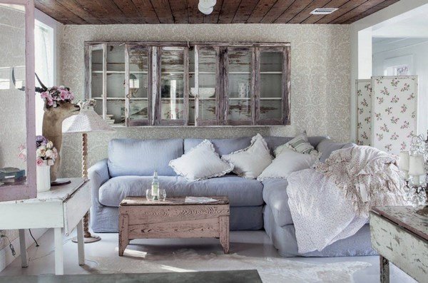 Утонченный стиль шебби шик в интерьере 2026: фото