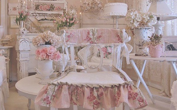 Утонченный стиль шебби шик в интерьере 2026: фото