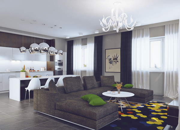 Современный дизайн гостиной 2026 в разных стилях: идеи, фото