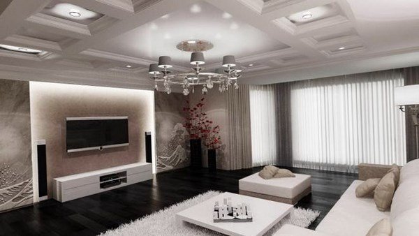 Современный дизайн гостиной 2026 в разных стилях: идеи, фото