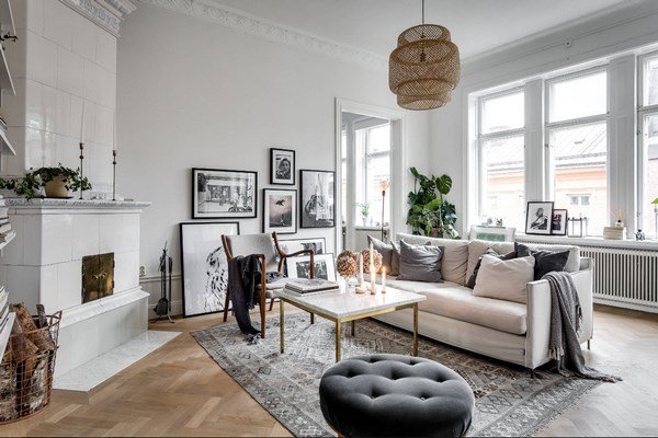 Современный дизайн гостиной 2026 в разных стилях: идеи, фото