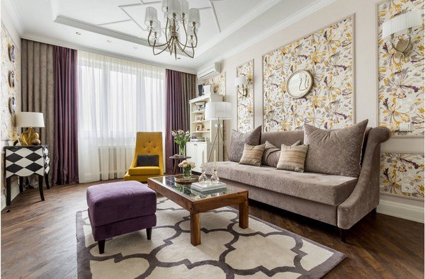 Современный дизайн гостиной 2026 в разных стилях: идеи, фото