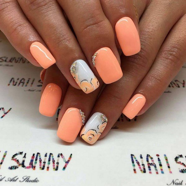 Персиковый маникюр 2026: лучшие идеи, дизайны, новинки