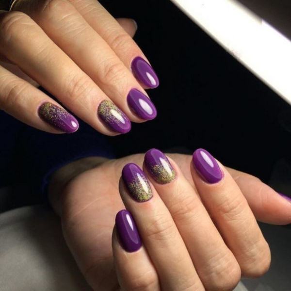 Фиолетовый маникюр 2026: идеи, новинки, тенденции — фото