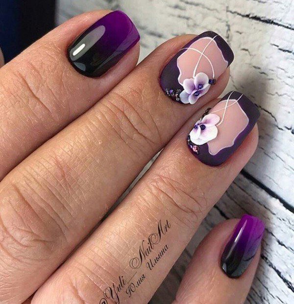Фиолетовый маникюр 2026: идеи, новинки, тенденции — фото