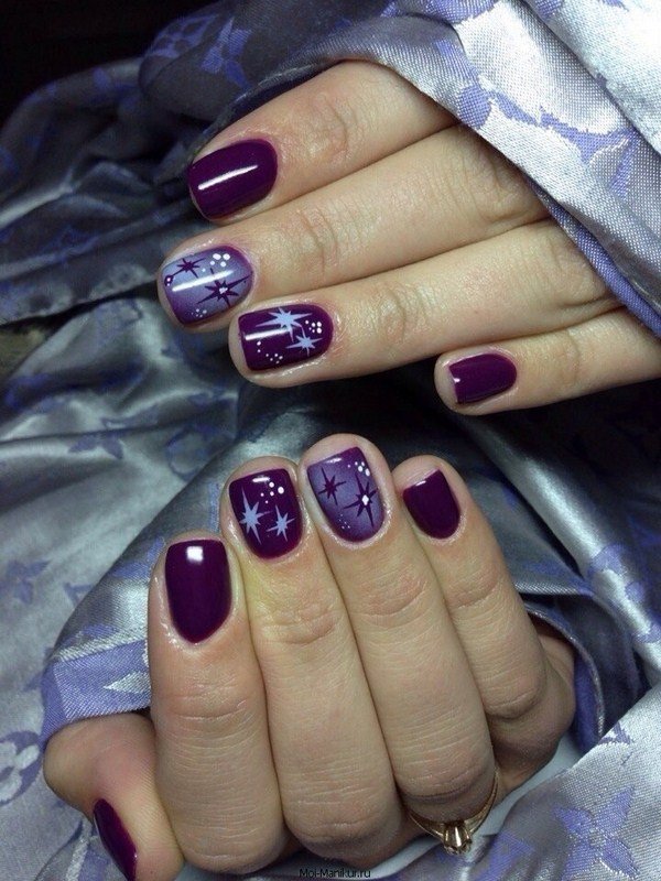 Фиолетовый маникюр 2026: идеи, новинки, тенденции — фото