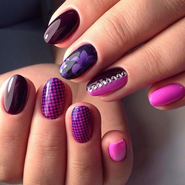 Фиолетовый маникюр 2026: идеи, новинки, тенденции — фото