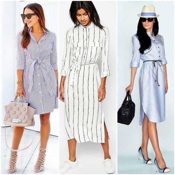 Платья-рубашки 2026: фото, новинки, идеи луков