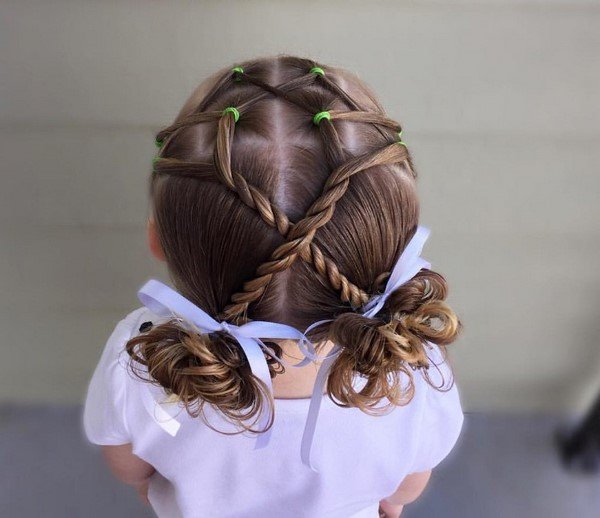 Прически для девочек 2026: идеи причесок в садик и школу