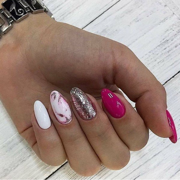 Маникюр на миндалевидные ногти 2026 — новинки