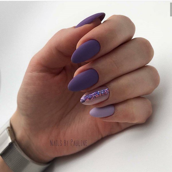 Маникюр на миндалевидные ногти 2026 — новинки