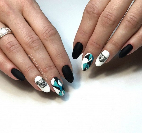 Маникюр на миндалевидные ногти 2026 — новинки