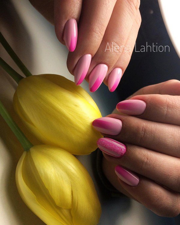 Маникюр на миндалевидные ногти 2026 — новинки