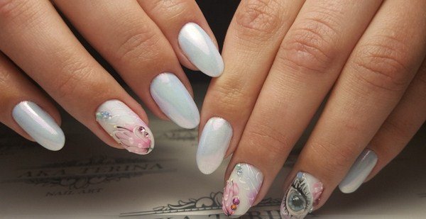 Маникюр на миндалевидные ногти 2026 — новинки