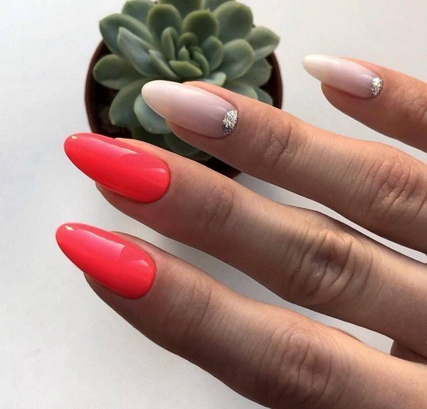 Маникюр на миндалевидные ногти 2026 — новинки