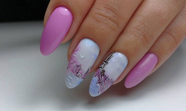 Маникюр на миндалевидные ногти 2026 — новинки