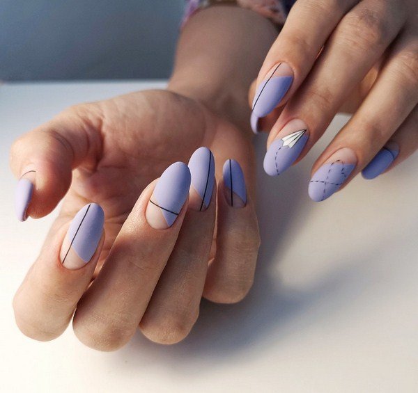 Маникюр на миндалевидные ногти 2026 — новинки