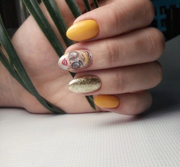 Тренд маникюра 2026 «eye see you» — ФОТО