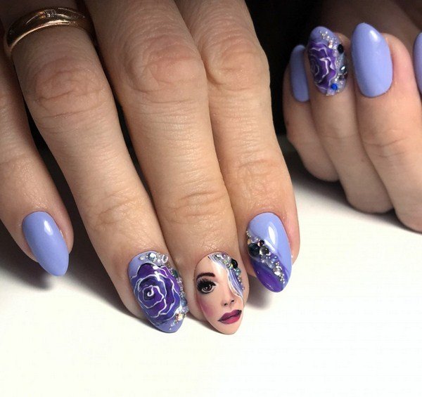 Тренд маникюра 2026 «eye see you» — ФОТО