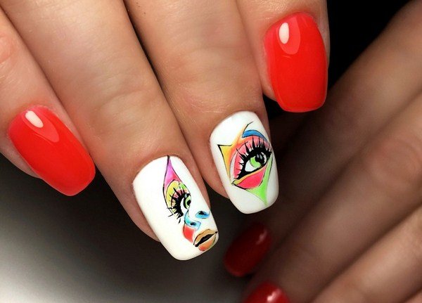 Тренд маникюра 2026 «eye see you» — ФОТО