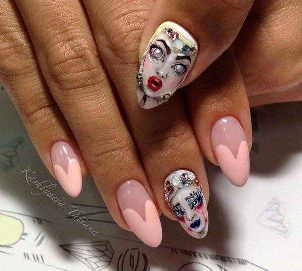 Тренд маникюра 2026 «eye see you» — ФОТО