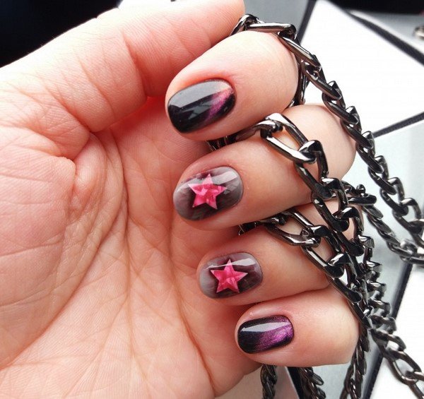 Трендовый маникюр «кошачий глаз» 2026: идеи дизайна ногтей