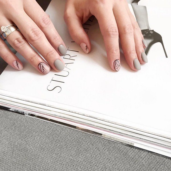 Тренды маникюра на очень короткие ногти 2026: модные новинки