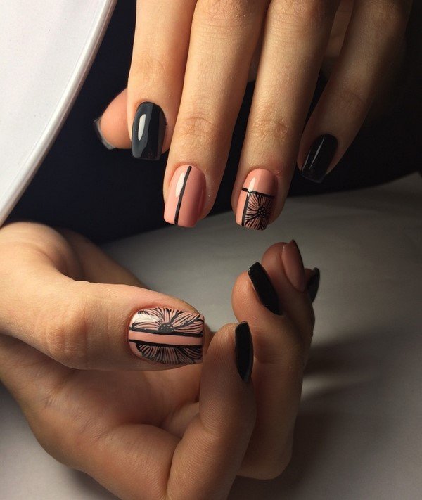 Супермодный темный маникюр 2026 – актуальные тренды на фото