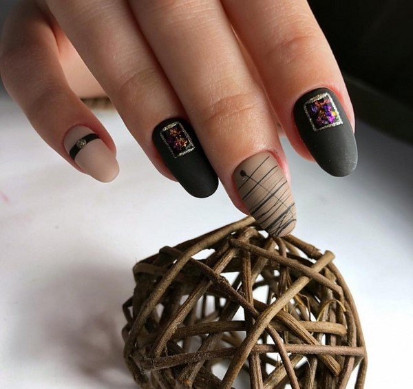 Супермодный темный маникюр 2026 – актуальные тренды на фото