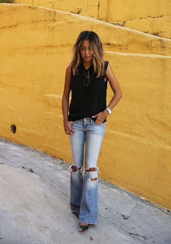 Модные новинки джинсов весна-лето 2026 – топовые луки на весну и лето