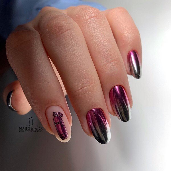 Модный маникюр с втиркой 2026 – новинки и тренды