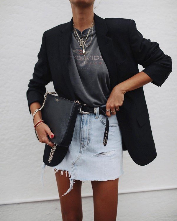 Модные джинсовые юбки 2026 – фото-идеи луков на любой вкус